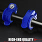 Mini Barbell Clips 1 inch I Multi-Size Adjustable Barbell Collar I 1 inch Barbell ClampsIQuick Release Weight Clips Pair of Locking for Dumbbell Bar