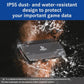 BUFFALO External SSD 1.0TB Officially Licensed Product, Compatible with PS 5 / PS 4 Consoles - USB3.2 Gen2 Type A and C - Portable Anti Shock IP55 Dust and Water Resistant SSD-PHO1.0U3B