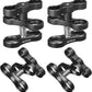 MINIFOCUS 4PCS 1'' Aluminum Ball Clamp Mount for Underwater Diving Light Arms Tray System, Photography Diving Camera, 360° Clip Adapter Bracket for Action Camera Flashlight Arms System