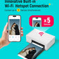 Liene 4x6'' Photo Printer, Wi-Fi Picture Printer, 20 Sheets, Full-Color Photo, Instant Phone Printer for iPhone, Android, Smartphone, Thermal dye Sublimation, Portable Photo Printer for Home Use