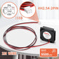 Wathai DC 4010 Blower Fan 24V Duall Ball High Speed with 1000mm/ 3.3 ft Wires 40mm x 10mm 24 Volt DC Brushless Radial Turbo Fans for Ender 3 Fan Upgrade Extruder Hot End Cooling 2 Pack