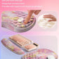 Hokafenle 2in1 Combination, Wave Keyboard Wrist Rest and Ergonomic Curvature Mouse Pad Wrist Support for Relieve Wrist Pain, Filled with Soft Cushion Memory Foam, Golden Pink Marble