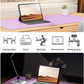 YSAGi Leather Desk Pad Protector, Office Desk Mat, Large Mouse Pad, Non-Slip PU Leather Desk Blotter, Laptop Desk Pad, Waterproof Desk Writing Pad for Office and Home (Taro Purple, 23.6" x 13.8")