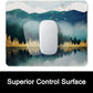 ITNRSIIET Mouse Pad with Stitched Edge Premium Textured Smooth Precise Operation Waterproof Washable Non-Slip Rubber Base Desktop Protection Mat, 10.2×8.3×0.12 inches, Landscape Forest