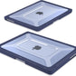 Batianda Case for New MacBook Air 13.6 inch 2025 M4 2024 2022 Release A3240 A3113 A2681 Model,Honeycomb Heavy Duty Protective Hard Shell with TPU Bumper Fold Kickstand & Keyboard Cover, Navy Blue