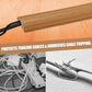 Floor Cord Cover Self Adhesive Cord Hider,20FT Cable Management, Extension Strip Protector for Wires, Prevent Cable Trips for Offices, Gyms, Exhibitions Cavity:0.51"(W) x 0.3"(H) Brown Wood