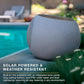Victrola Zen – Wireless Outdoor Bluetooth Solar Speaker – IP65 Weather Resistant, Solar Charging, Multi-Speaker Connection Using Auracast (Each, Stone)