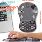 Ergonomic Mouse Pad Wrist Support with Memory Foam Massage Bulge, Carpal Tunnel Pain Relief Mousepad Wrist Rest for Mouse(12x8 inch, Paw)