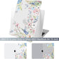 Batianda Premium Case for New MacBook Air 15 inch 2025 M4 2024 2023 with M3 M2 Chip, Designed Protective Plastic Hardshell & Keyboard Cover & Screen Protector, Butterfly and Flower