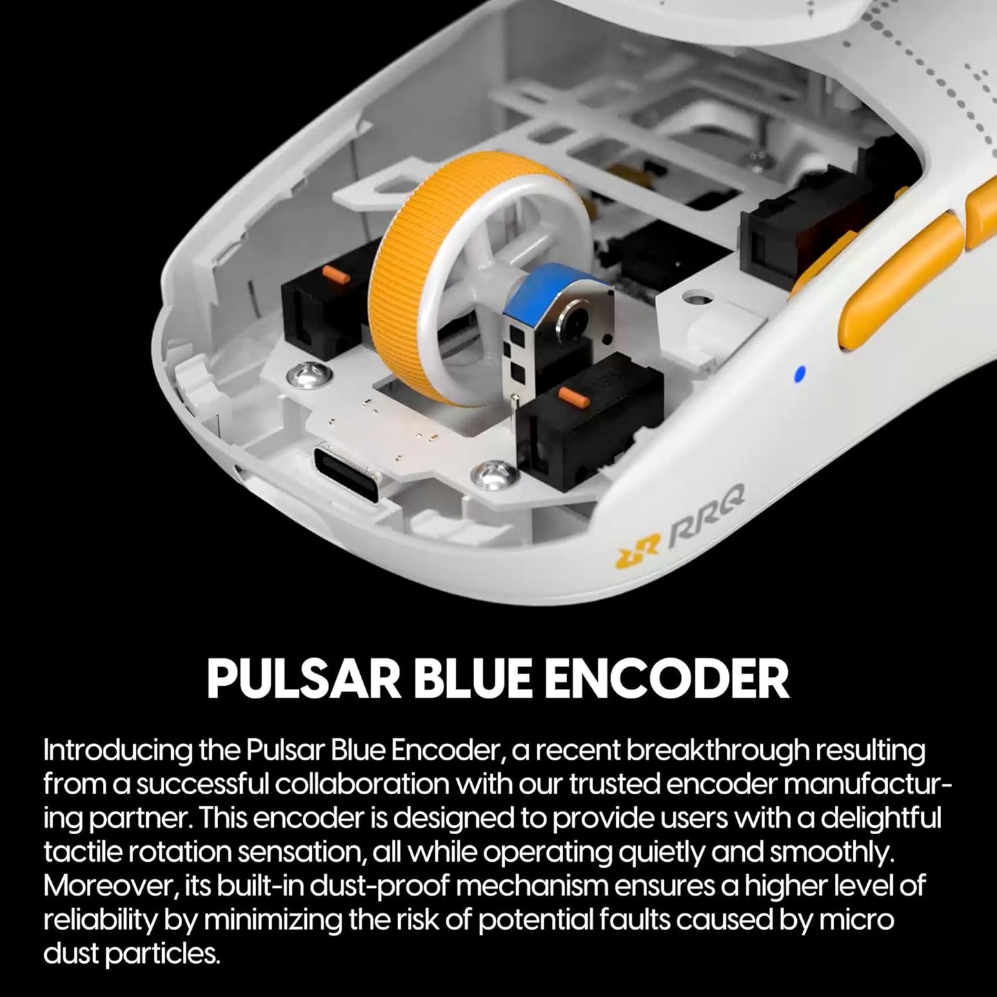 Pulsar x RRQ X2H Mini Wireless Gaming Mouse, Limited Color Edition, Ultra Lightweight 1.83 oz (52 g), Symmetrical, Optical Switch, 26000 DPI, PAW3395 Sensor (Mini, RRQ Edition)