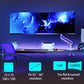 RGB Gaming Monitor-arm for Flat/Ultrawide/Curved Monitors 32 to 60 inch, Heavy Duty Stand Load up to 20 kg, VESA 75/100 mm Monitor-Mount G70-New