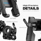 New Upgraded Bike Phone Mount Holder Two Connectors Quickly Lock and Release,360°Rotatable Bicycle Motorcycle Scooter Accessories Handlebar Phone Clip for 4.0"-7.0" Smartphone (Black)