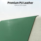 YSAGi Leather Desk Pad Protector, Office Desk Mat, Large Mouse Pad, Non-Slip PU Leather Desk Blotter, Laptop Desk Pad, Waterproof Desk Writing Pad for Office and Home (Jade Green, 35.4" x 17")