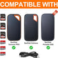 Hard Case for SanDisk Extreme Pro/SanDisk Extreme Portable External SSD 1TB 2TB 4TB 500GB 8TB, Travel Case Protective Cover Storage Bag,Memory Card SD SDXC SDHC Card Storage Holder Organizer(Box Only)