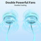 PANERGY Portable Neck Fan Rechargeable Hand Free Personal Fan Mini Wearable Battery Operated USB Fan for Men Women Kids Sport Work Travel