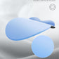 Ergonomic Mouse Pad Wrist Support, Comfortable Mouse Pad Wrist Rest, Relieve Wrist Pain Gel Mouse pad, Non-Slip Rubber Base Mousepad for Laptop, Computer(Gradient Blue)
