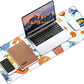 Galdas Gaming Mouse Pad XXL XL Large Long Extended Big Mousepad Non-Slip Rubber Keyboard Mouse Pad with Stitched Edges for Laptop Home Office (31.5x11.8x0.08 Inch) -Shell 2025