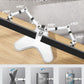 HUANUO 32 inches Dual Monitor Stand up to 17.6lbs, High-Grade Aluminum Free-Standing Dual Monitors Mount for 2 Screens. Fully Adjustable Dual Monitor Stand for Desk with Tilt, Swivel, Rotation, White