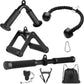 Cable Machine Attachment，LAT Pulldown Attachments Upgraded 1.3 Inch Comfort Grip Cable Attachments for Gym, Triceps Rope Bar,V Bar ,Double D Bar,Homr Gym Accessories