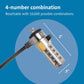 Kensington Combination Cable T-Bar Standard Lock Slot for Laptops, Resettable 4 digit password with 6 Foot Cable, K64673AM