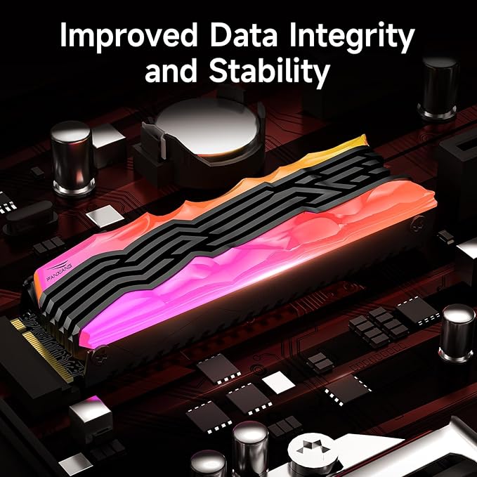 fanxiang S790R 4TB NVMe M.2 SSD PCIe 4.0 x4, Internal Solid State Drive with RGB Heatsink, Up to 7350MB/s, 3D NAND TLC, PS5 Compatible, Ideal for Gaming, Creators & Professionals
