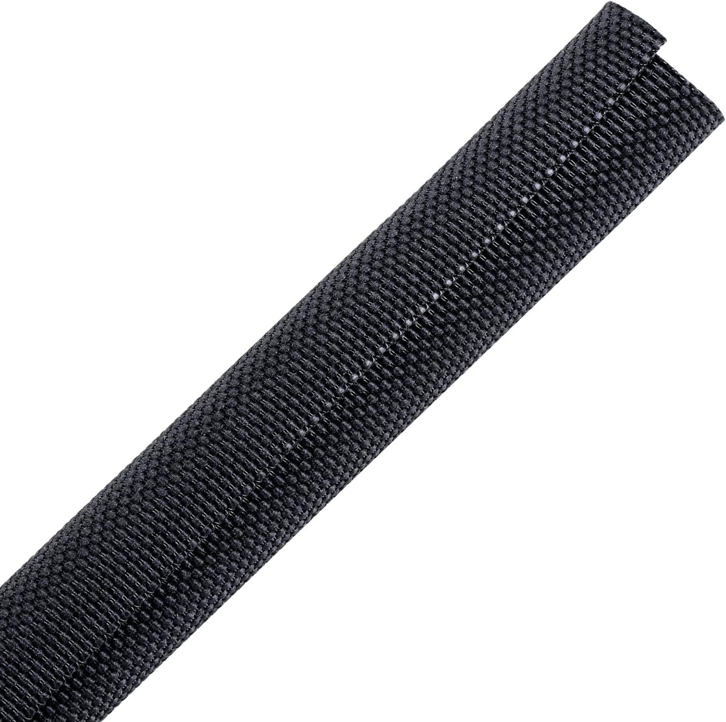 Automotive Wire Sheathing Split Wire Loom Braided Mesh Woven Cable Sleeve for Wires/Cable Cord Protector (1/2" - 48 Feet)