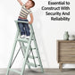 Taranta 4 Step Ladder, Lightweight Aluminum Step Stool with Convenient Handgrip, Folding Ladder with Anti-Slip Pedals, 330lbs Capacity Stepladder for Home, Office, Kitchen - Fairyland Green
