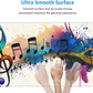 Gaming Mouse Pad, Large Non-Slip Rubber Base Mousepad, Keyboard Mouse Mat, Desk Pad with Stitched Edges, 31.5x11.8inch, Music Note