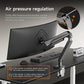 Pholiten Adjustable Rotating arm for Monitor Stand - Supports 1-33lbs Weight, Supports 45 inch Straight screen/49 inch Curved Screen, Compatible with VESA 75x75-100x100mm Desktop Monitor Mount