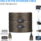 LDKCOK USB 2.0 Type A Male to A Female Active Repeater Extension Cable 75ft, High Speed 480 Mbps