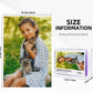 Custom Jigsaw Puzzle from Photos 300/500/1000 Pieces Personalized Wooden Picture Puzzles Gift for Adult Family Friends,Birthday,Valentine's Day (Vertical 300PCS)