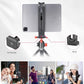 ULANZI iPad Phone Tripod Mount Adapter with Cold Shoe, Universal Smartphone Tablet Holder for Tripod with Arca Quick Release Plate 1/4'' Screw Mount, Compatible for iPhone iPad Surface Pro and More