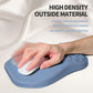 Ergonomic Raised Mouse Pad Wrist Support with Bilateral Slope Memory Foam Mousepad for Wrist Rest and Carpal Tunnel Pain Relief 11.8x7.9〃 Stone Blue