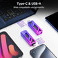 fanxiang Flash Drive 512GB, Up to 2050MB/s USB 3.2 Gen2×2, USB Drive with USB A + Type C, 2-in-1 Memory Stick Thumb Drive for iPhone/Android/Windows/MacPC/Laptops, FF958