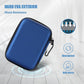 ProCase Hard Drive Case 2.5 Inch for Elements WD My Passport Canvio Basics Seagate Backup Plus Slim Expansion 1TB 2TB 3TB 4TB, Portable Carrying Case Holds 2 External Hard Drives -Navy