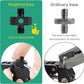 Camera Mount Screw 1/4" Male to 1/4" Male & 1/4" to 3/8" Tripod Screw Adapter with Hole 7 Pcs Set for Camera Tripod Mount Light Stand DSLR Equipped with Hex-L Key (Black)