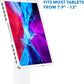 Mount-It! Universal Tablet Floor Kiosk | Theft-Deterrent Tablet Stand | Adjustable Kiosk Floor Mount for iPad, Galaxy & Surface Tablets (White)