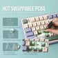 EPOMAKER x Aula F75 Gasket Mechanical Keyboard, 75% Wireless Hot Swappable Gaming Keyboard with Five-Layer Padding&Knob, Bluetooth/2.4GHz/USB-C, RGB (Green, Crescent Switch)