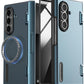 VRS DESIGN Terra Guard Modern for Galaxy Z Fold 7 (2025) – Magnetic Phone Case with Built-in Screen Protector, Rugged Dual Layer Protection & Spring-Loaded Hinge Cover (Ice Blue)