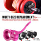Narrow Barbell Clips 2.5cm Width for Olympic Bars, 0.9-1.18inch Adjustable Weight Clamps, Quick Release Locking Collars for Weightlifting