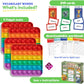 THE FIDGET GAME Vocabulary Words, Flash Card Game, Grade 4-6, Ages 9-12, Develop Communication and Reading Comprehension Skills, Fidget Mats, Learning Guide & PDF Workbook Included