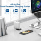 Desktop Power Grommet 2 inch Hole,PD 30W USB C Fast Charging Station,Ultra Thin Flat Plug Power Strip,Recessed Outlet,Slim Outlet Extender for Office,Table Outlets for Home,Office,6ft Cable