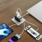 MOMAX Universal Travel Adapter, 20W+18W International Plug Adapter with 2 USB-A Quick Charging & 1 USB C PD Fast Charging,1 AC, All-in-one Wall Charger for USA EU UK AUS JP (Type C/A/G/I)