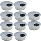 10 Pcs Desk Grommet 2-1/16" / 53 mm, Desk Cord Hole Cover, Cable Grommet ABS Plastic, Desk Hole Grommet for Home & Office Pc, Detachable Cable Cord Organizer-Silver Sand