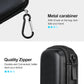 Lacdo Hard Carrying Case for SSK Portable SSD External Solid State Drives 250GB 500GB 1TB 2TB 4TB SSD External Hard Drive USB 3.2 Gen2 Hard EVA Shockproof Protective Storage Travel Bag, Black