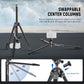 NEEWER LITETRIP LT07 61" Aluminum Travel Camera Tripod, Portable Stand with Ball Head Dual Axis Cell Phone Holder Arca QR Plate Compatible with iPhone Peak Design V3 for Video Recording, Max Load 22lb
