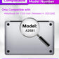 PYS MacBook Air 13.6 Inch Magnetic Privacy Screen for M2 Chip 2022 (A2681) - Removable Anti-Spy Laptop Shield