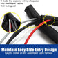 Automotive Wire Sheathing Split Wire Loom Braided Mesh Woven Cable Sleeve for Wires/Cable Cord Protector (3/8" - 48 Feet)