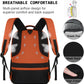 Laptop Backpack,Business Travel Anti Theft Slim Durable Laptops Backpack with USB Charging Port,Water Resistant College Computer Bag for Women & Men Fits 15.6 Inch Laptop and Notebook-Orange