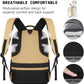Laptop Backpack,Business Travel Anti Theft Slim Durable Laptops Backpack with USB Charging Port,Water Resistant College Computer Bag for Women & Men Fits 15.6 Inch Laptop and Notebook-Khaki